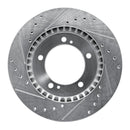 R1 99-08 Chevrolet Tracker Front Drilled & Slotted Silver Brake Rotor Set