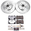 Power Stop 14-18 Cadillac CTS Front & Rear Z26 Street Warrior Brake Kit