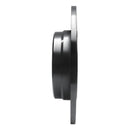 R1 98-03 Mercedes-Benz E320 Rear Right Drilled & Slotted Black Brake Rotor