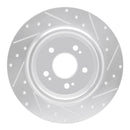 R1 18-25 Honda Odyssey Front & Rear Drilled & Slotted Silver Brake Rotor Set