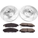 Power Stop 17-18 Cadillac XT5 Front & Rear Z23 Evolution Sport Brake Kit