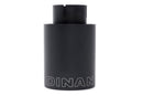 Dinan Double-Walled 4in Clamp-On Exhaust Tip - Black - 4in Outlet / 2.75in Inlet