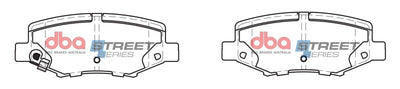 DBA 07-17 Jeep Wrangler Street Series Rear Brake Pads