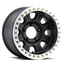 Raceline RT231 Monster 17x8.5in/8x165.1 BP/0mm Offset/130.81mm Bore- BLK & MACH. Ring Beadlock Wheel
