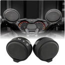DS18 2.5in Handlebar Mount Speakers Full-Range Amplified Class D USB Port Water Resistant