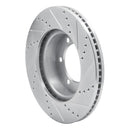 R1 00-07 Toyota Sequoia Front Drill & Slot Silver Rotors
