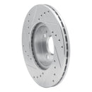 R1 94-02 Mazda Miata Front & Rear Drilled & Slotted Silver Brake Rotor Set
