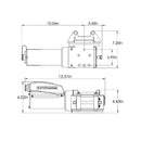 Superwinch 1,500 lbs. 1.1 HP 120V AC 1/8 In x 35ft. Wire Rope - Gray Wrinkle
