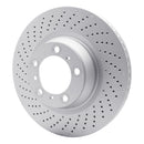 DFC 07-13 Porsche 911 Left Rear Drilled GeoSPEC Coated Rotor