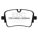EBC 2020+ Audi A8 Quattro (D5) 3.0TT Yellowstuff Rear Brake Pads