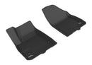 3D MAXpider 2017-2020 Cadillac XT5 Kagu 1st & 2nd Row Floormats - Black