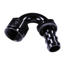 Russell 12AN Twist-Lok 150 Degree Hose End - Black
