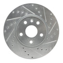 R1 10-25 Buick LaCrosse Front Drilled & Slotted Silver Brake Rotor Set