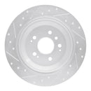 R1 16-25 Honda Passport Front & Rear Drilled & Slotted Silver Brake Rotor Set