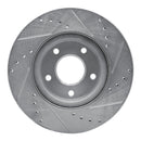 R1 19-24 Nissan Altima Front & Rear Drilled & Slotted Silver Brake Rotor Set