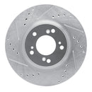 R1 00-09 Honda S2000 Front Drilled & Slotted Silver Brake Rotor Set