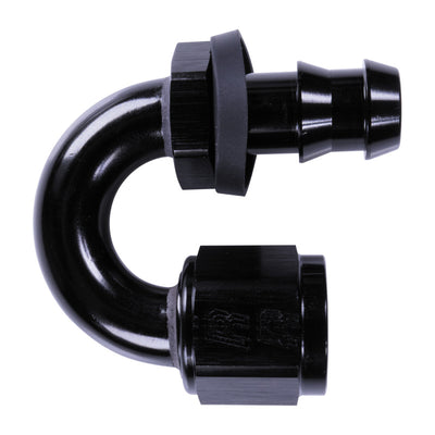 Russell 8AN Twist-Lok 180 Degree Hose End - Black