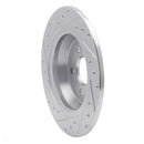 R1 13-20 Ford FusIon Front & Rear Drilled & Slotted Silver Brake Rotor Set