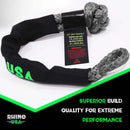 Rhino USA Synthetic Soft Shackle (2Pk 3/8InX22In) (Gray)