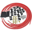 Moroso Universal Ignition Wire Set - Blue Max - Spiral Core - Unsleeved - Straight - Red