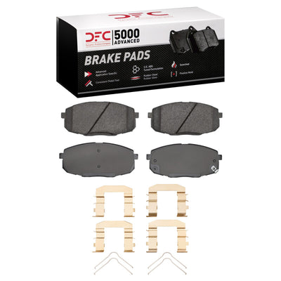 DFC 10-24 Kia Seltos (Mexico) Front 5000 Advanced Ceramic Brake Pads and Hardware Kit