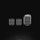 OMP Aluminum Pedal Set
