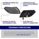 Form Lighting 2018 Wrangler JL LED Sidemarkers Smoked (Pair)