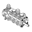 Peterson Fluid Systems R4 4-Stage Oil Pump - Right Side Mount - Rear Drive Drag