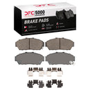 DFC 93-01 Acura Integra Front Drilled & Slotted Geoperformance Rotors 5000 Advanced Pads w/Hardware