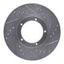 R1 77-88 Porsche 924 Front & Rear Drilled & Slotted Silver Brake Rotor Set
