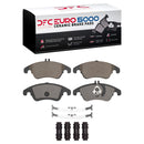 DFC 08-20 Mercedes-Benz E350 Front Geospec Rotors with Euro 5000 Ceramic Brake Pads w/Hardware
