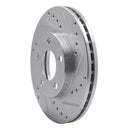 R1 94-04 Ford Mustang Front & Rear Drilled & Slotted Silver Brake Rotor Set
