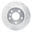 R1 12-18 BMW 118i (Mexico) Rear Left Drilled & Slotted Silver Brake Rotor