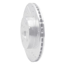 R1 00-05 Toyota MR2 Spyder Front Right Drilled & Slotted Silver Brake Rotor