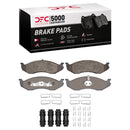 DFC 93-93 Jeep Grand Wagoneer Front & Rear Geospec Rotors with 5000 Advanced Brake Pads w/Hardware