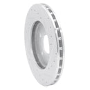 R1 95-00 Chrysler SEBRING Front Left Drilled & Slotted Silver Brake Rotor