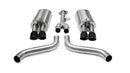 Corsa 1986-1991 Chevrolet Corvette C4 5.7L V8 L98 Black Sport Cat-Back Exhaust