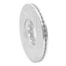 R1 97-00 Audi A8 Front & Rear Drilled & Slotted Silver Brake Rotor Set