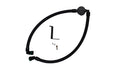 J&L 24-26 Ford Mustang EcoBoost Driver Side Oil Separator 3.0 - Black Anodized