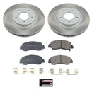 Power Stop 18-20 Mitsubishi Eclipse Cross Front and Rear Semi-Coated Rotor Kit