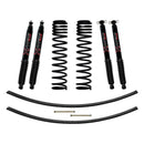 Skyjacker Jeep XJ 3in FR Dual Rate Long Coil Suspension Lift Kit w/RR Add-A-Leaf/Black Max Shocks