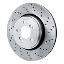 DFC 08-13 BMW M3 Right Rear Drilled Brake Rotor