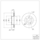 DFC GeoSPEC Coated Rotors - Plain
