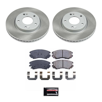Power Stop 05-09 Hyundai Tucson Front and Rear Semi-Coated Rotor Kit