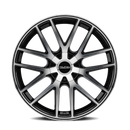 Touren 3260 TR60 17x7.5 / 5x112/120 BP / 42mm Offset / 72.62mm Hub Gloss Black Machined Wheel