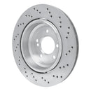 DFC 06-08 BMW Z4 Left Rear Drilled Hi-Carbon Alloy Geomet Coated Rotor