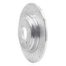 R1 17-20 Acura MDX Front & Rear Drilled & Slotted Silver Brake Rotor Set