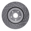 R1 19-23 Subaru Ascent Front & Rear Drilled & Slotted Silver Brake Rotor Set