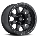 Raceline 929B Avenger 17x9in / 5x139.7 BP / -12mm Offset / 107.95mm Bore - Satin Black Wheel
