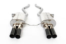 Dinan 08-13 BMW M3 (E92/E93) Free Flow Axleback Exhaust System - Black Tips